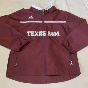 TX A&M Windbreaker pullover